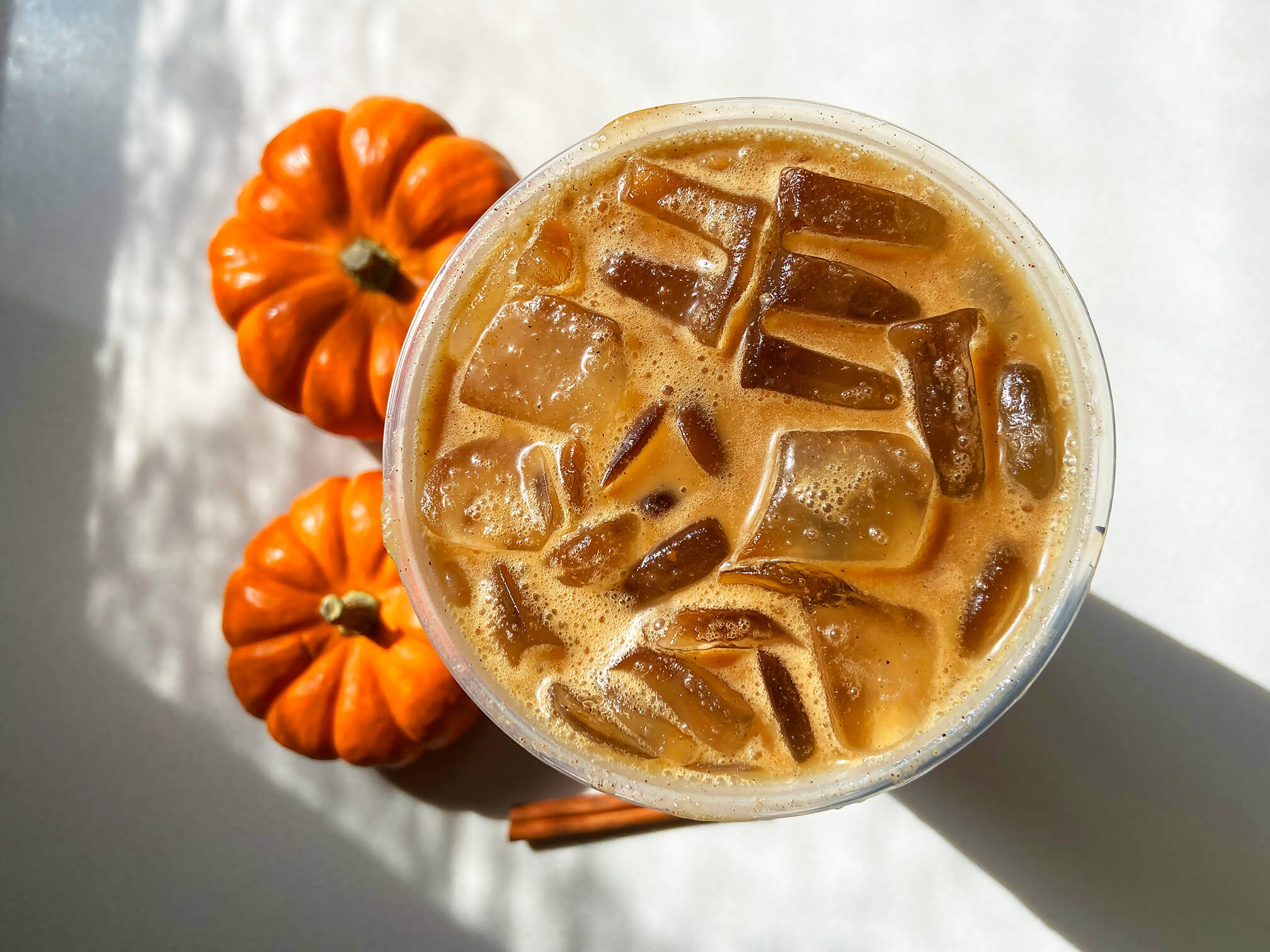 Healthy Pumpkin Spice Ice Latte
