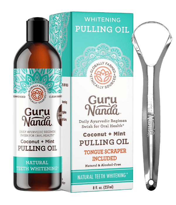 GuruNanda Coconut and Mint Pulling Oil