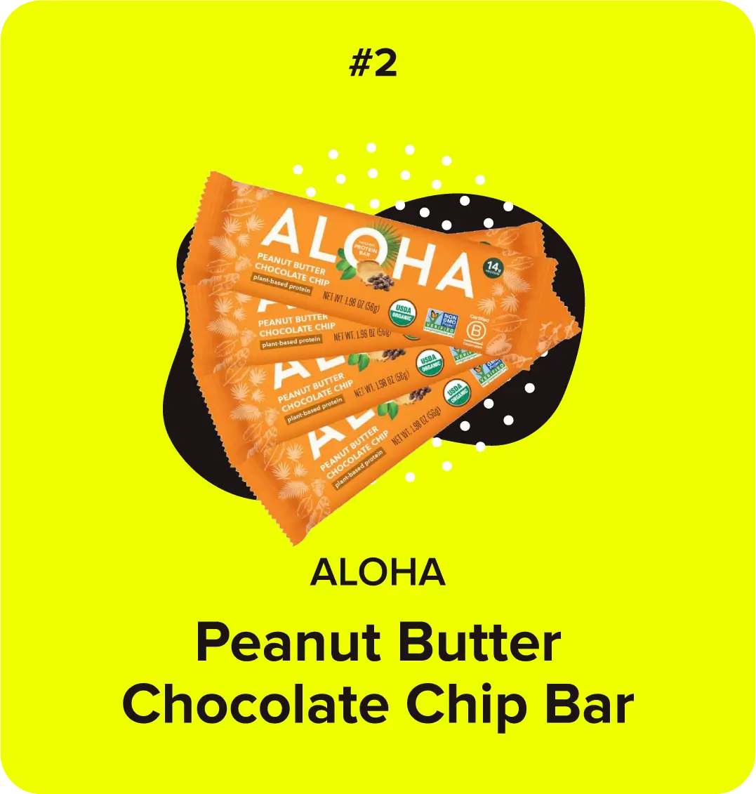 ALOHA Peanut Butter Chocolate Chip Bar