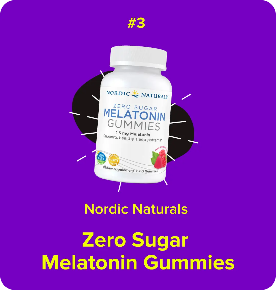 Nordic Naturals Zero Sugar Melatonin Gummies