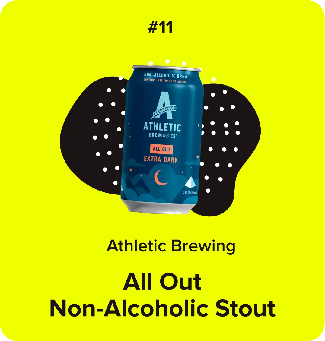11. Athletic Brewing All Out Non-Alcoholic Stout