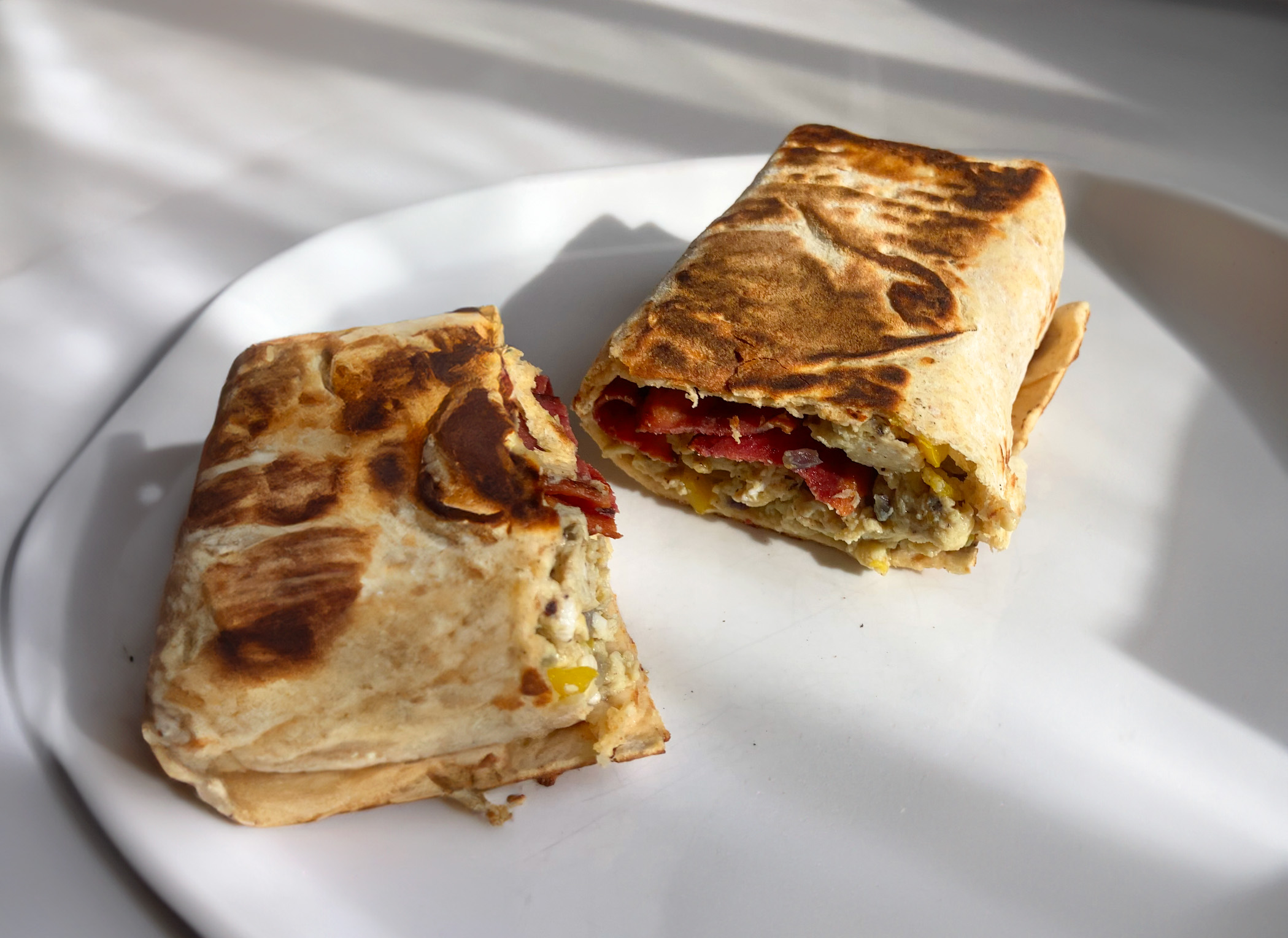 High Protein Breakfast Burrito