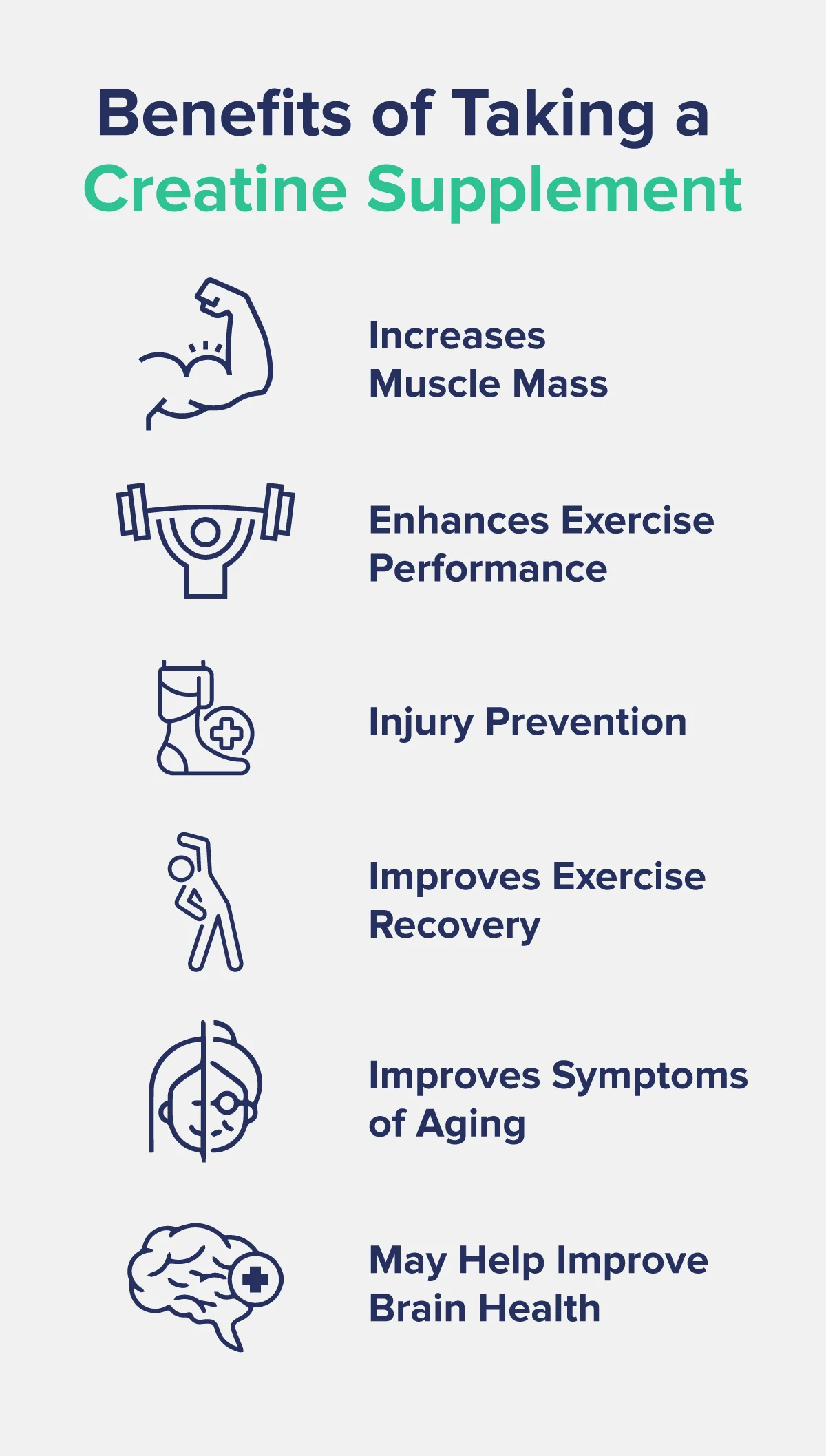 Benefits of taking a creatine supplement