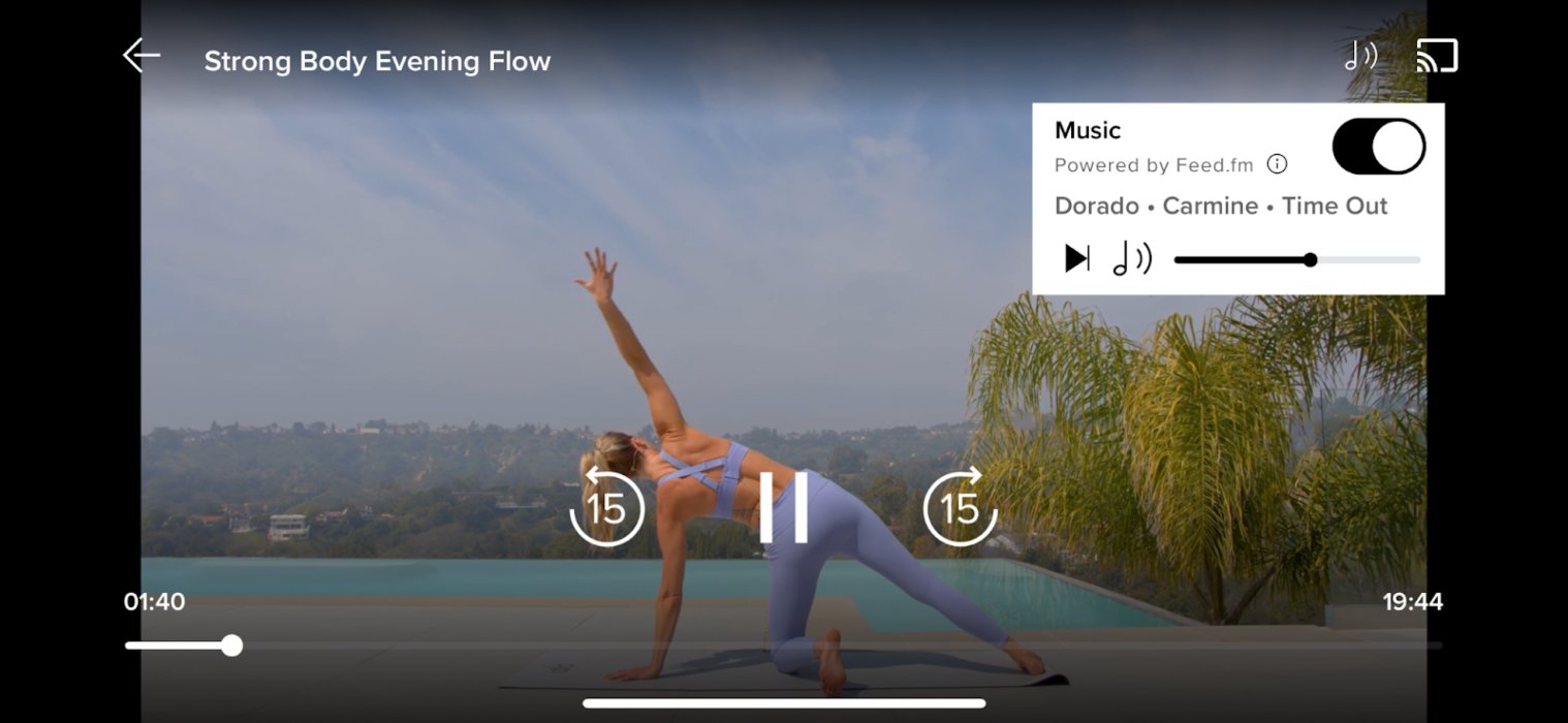 Screenshot of Alo Moves class video.